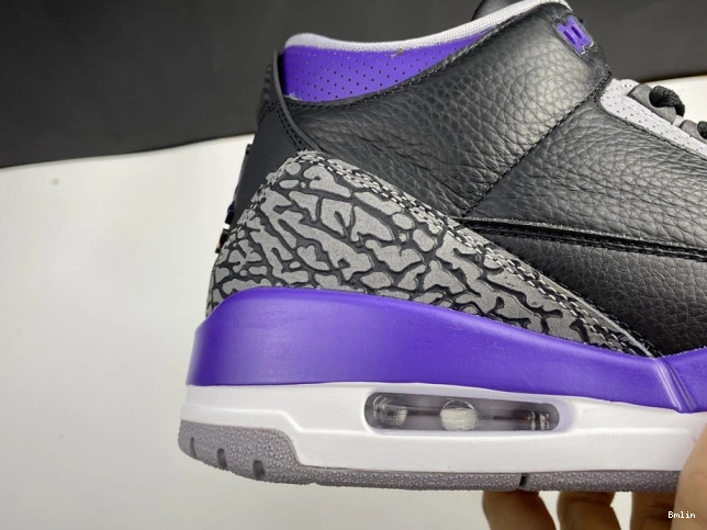 Bmlin Purple 050 Air Retro Black CT8532 Court Jordan 3 0711
